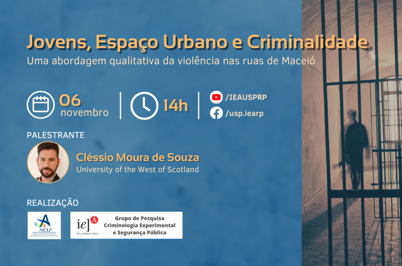 Conferência on-line discute criminalidade juvenil em Maceió